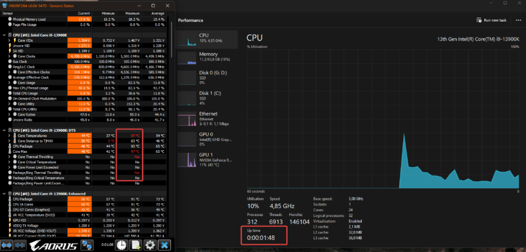Turn off iCUE's hardware monitoring graphs